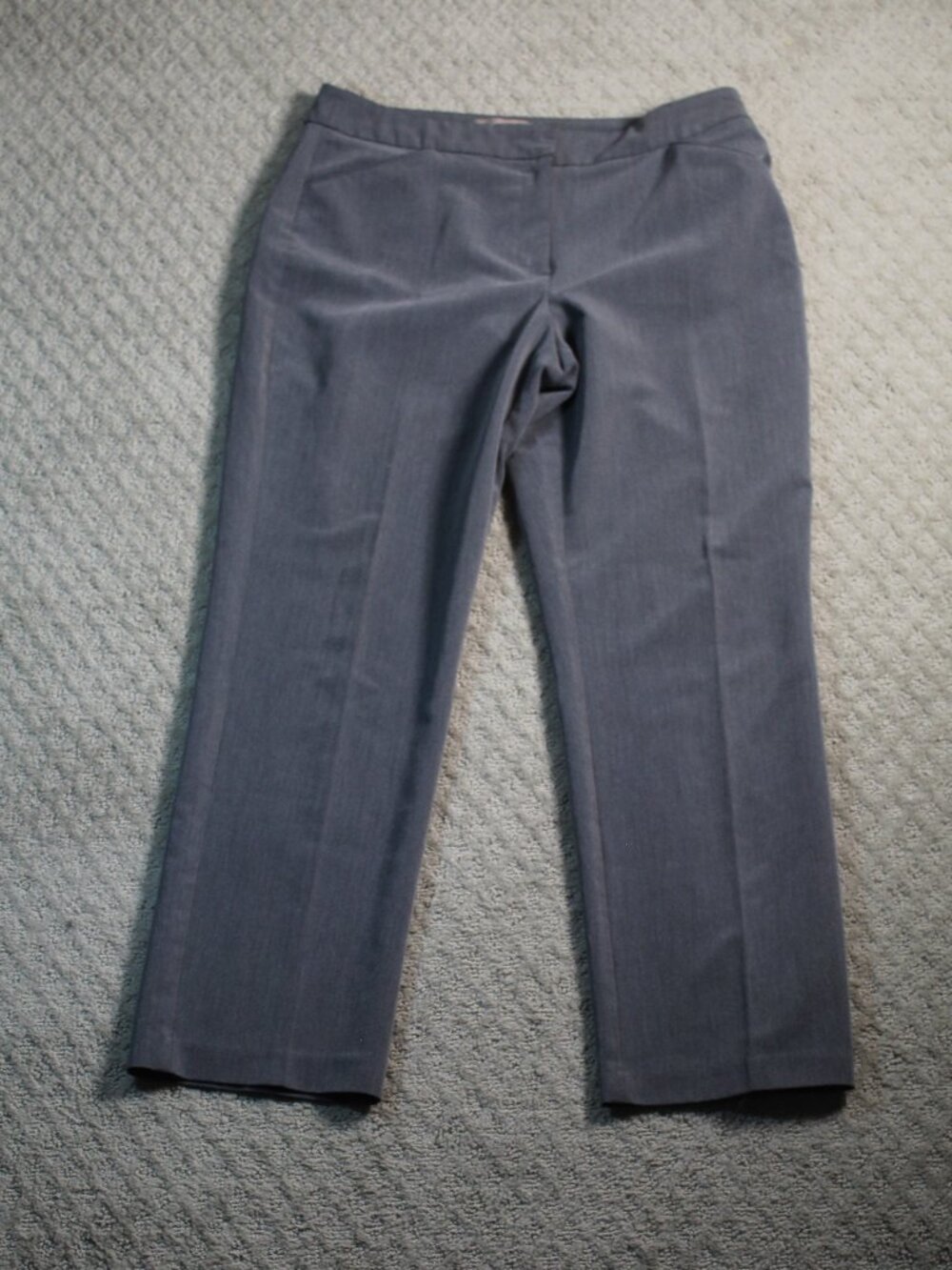 Chico's Size .5 / 6 Grey Mid Rise Dress Pants with Pockets